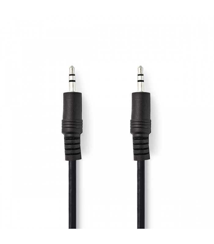 Cablu Audio Stereo Jack 3.5 mm tata - 3.5 mm tata 0.5m Nedis