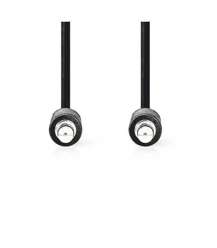 Cablu Audio Stereo Jack 35 Mm Tata 35 Mm Tata 1m Spiralat Negru Nedis