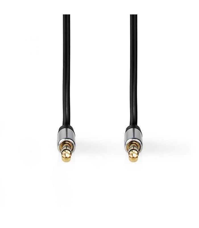 cablu audio stereo nedis jack 35 mm 35 mm 1m negru 1