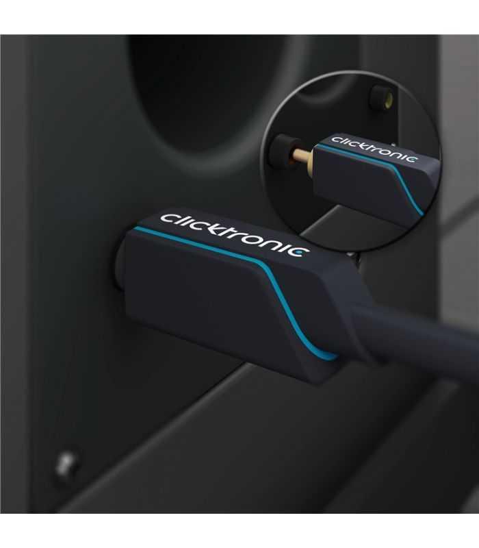 Cablu Audio Video Profesional 1x Rca Tata Tata 75m 75ohm Ofc Cupru Dublu Ecaranat Awg24 Aurit Clicktronic 70448