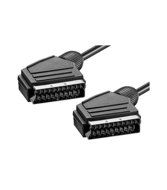 Cablu audio/video SCART 21 pini tata - SCART 21pini tata 0.8m