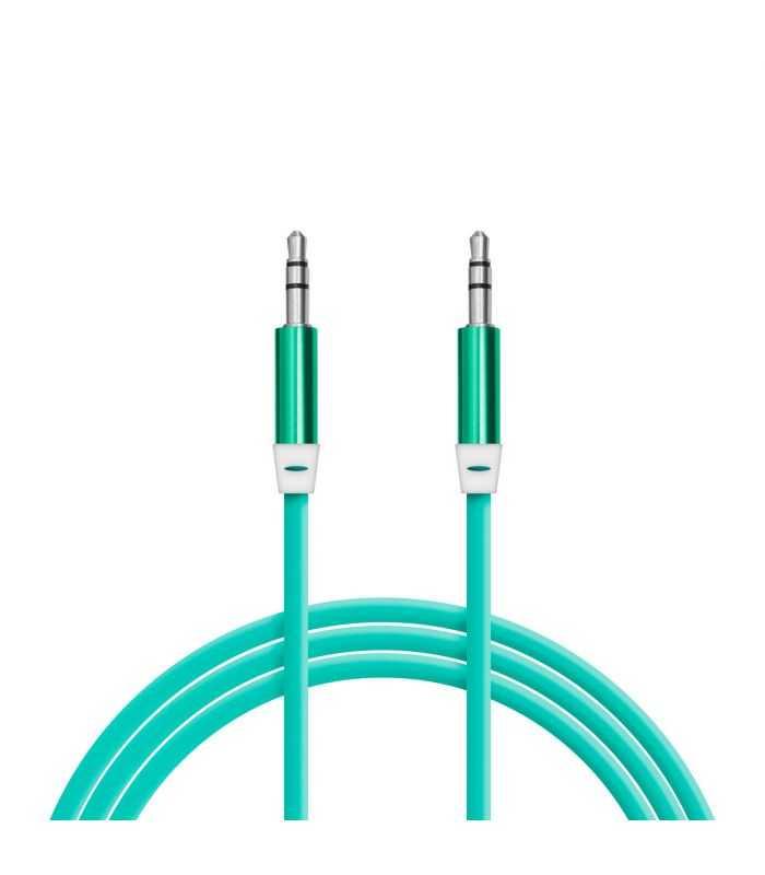 cablu auxiliar jack 35 mm metal tata tata 1m textil delight 3