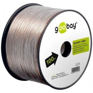 Cablu boxe 2x0.75mm transparent CCA Goobay 15018