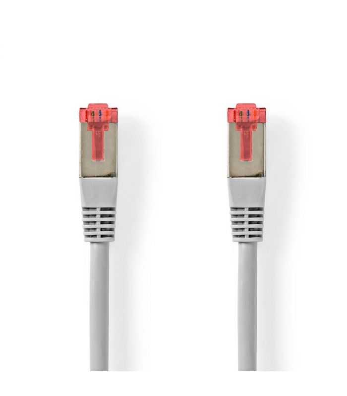 Cablu CAT6 SFTP 5m RJ45 8P8C tata - RJ45 8P8C tata gri Nedis CCGT85221GY50