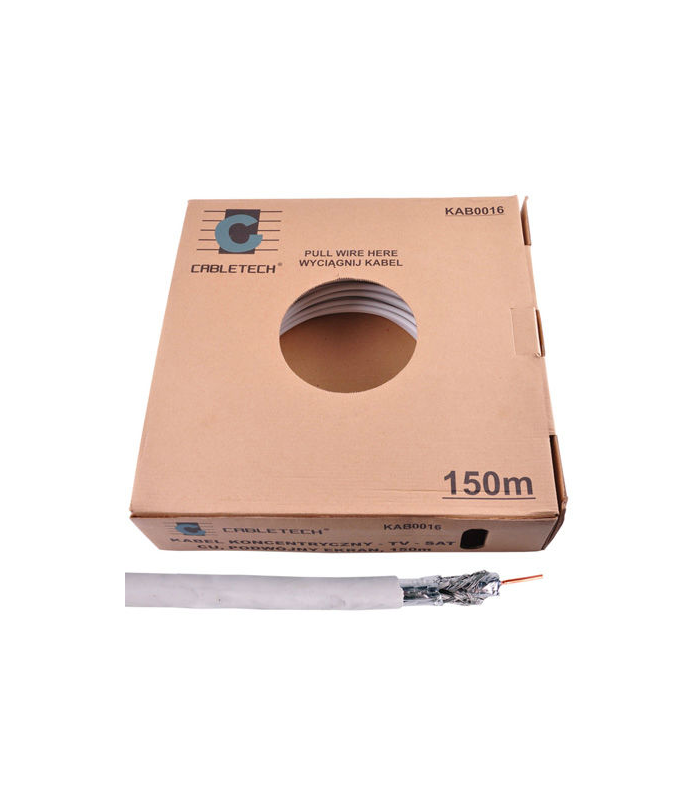 Cablu coaxial 5.8mm dublu ecranat miez cupru Cabletech KAB0016