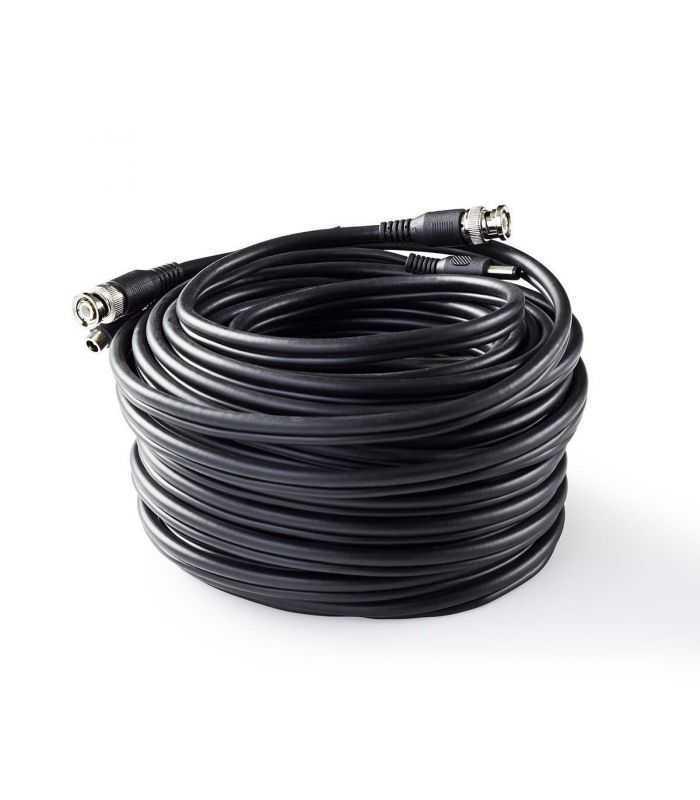 cablu coaxial de securitate cctv rg59 20m bnc 21x55mm nedis 1