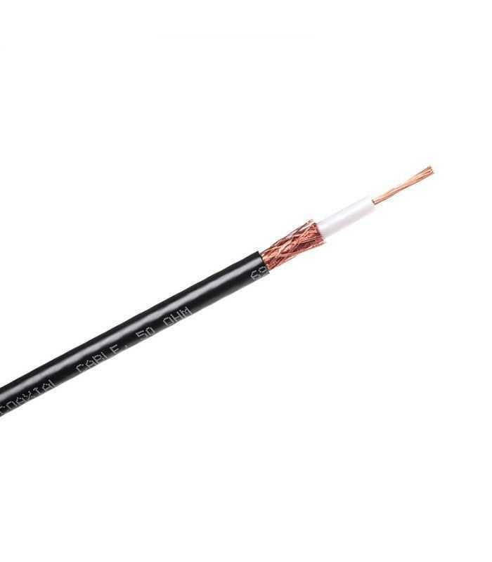 Cablu coaxial H155 50 ohm cupru exterior 5.4mm din PVC 1m Cabletech