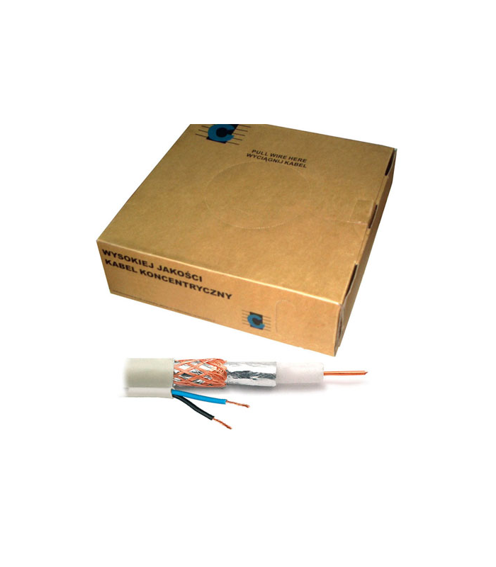 Cablu coaxial RG59 si 2x0.35mm Cabletech