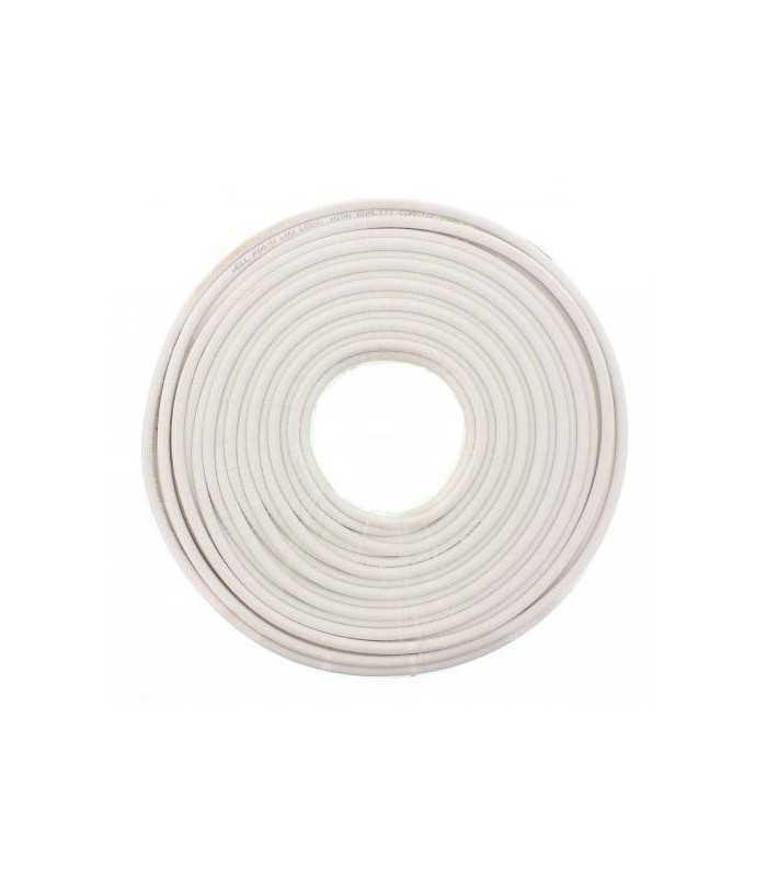 Cablu coaxial RG6 75R fire Cupru ecranat cu folie Aluminiu fire CUPRU 48x0.12 Well