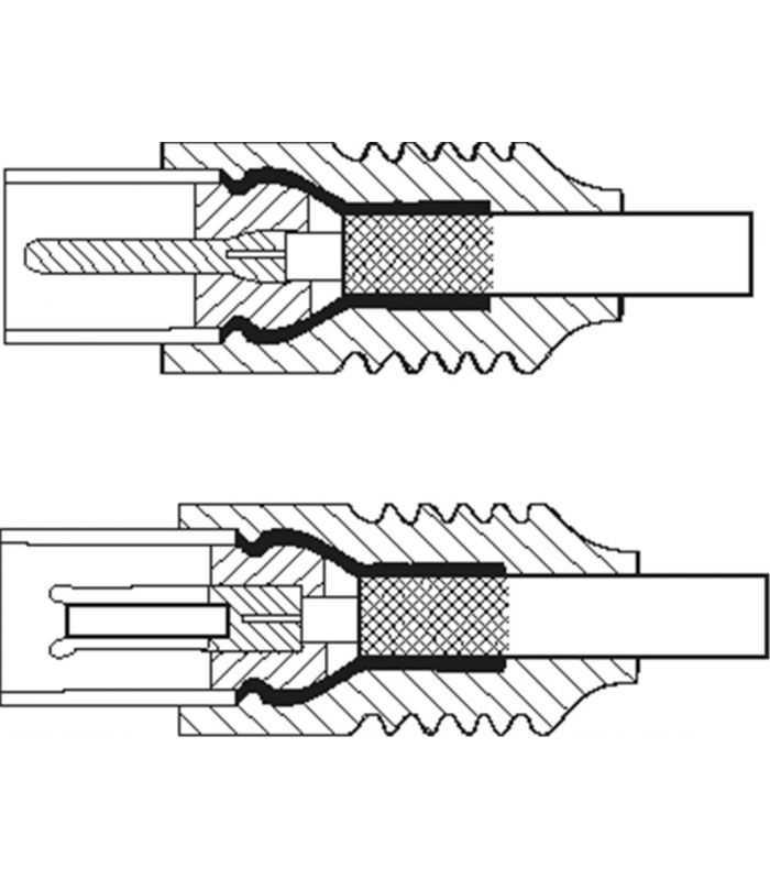 Cablu Coaxial Tv Antena 5m Mama Tata 75 Ohm Clasa A 85db Dublu Ecranat Ccs Alb 66616 Goobay