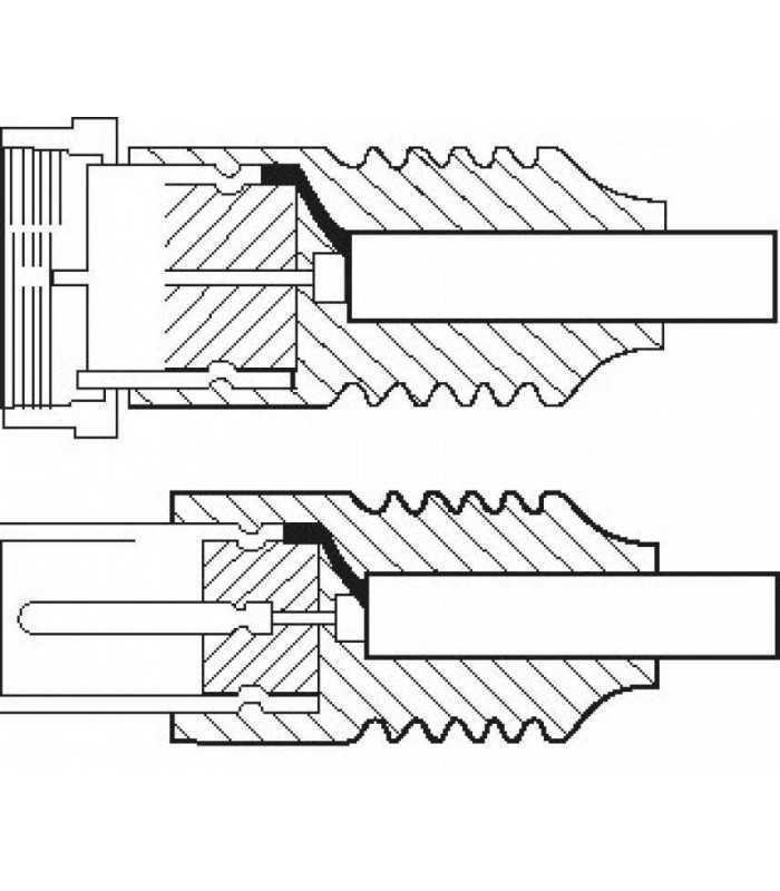 cablu conexiune antena satelit 25m f tata coaxial mama alb goobay 1