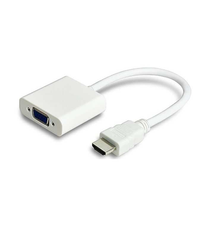 Cablu Convertor Hdmi La Vga Mama 1920x1080p Alb