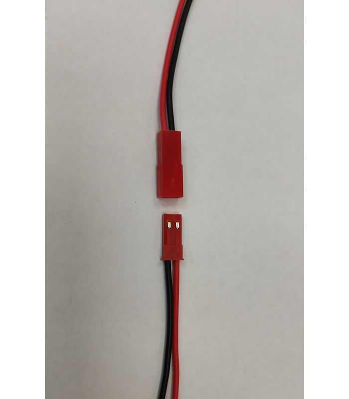 Cablu Cu Mufa 2 Pini Tata Mama Mic Rosu Jst 2b