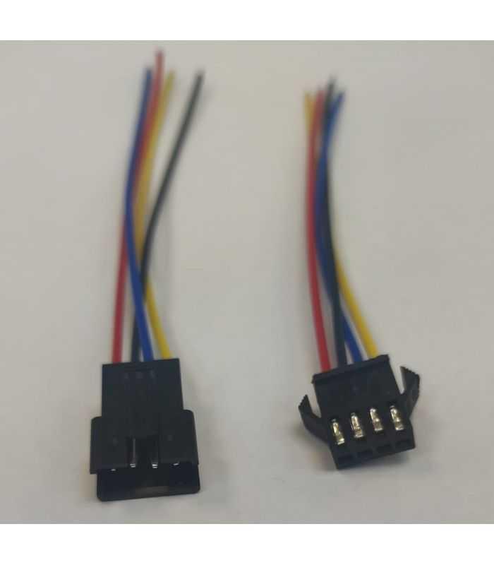 Cablu cu mufa 4 Pini Tata/Mama mic negru JST SM 2B