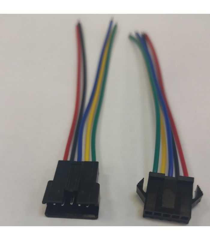 Cablu cu mufa 5 Pini Tata/Mama mic negru JST SM 2B