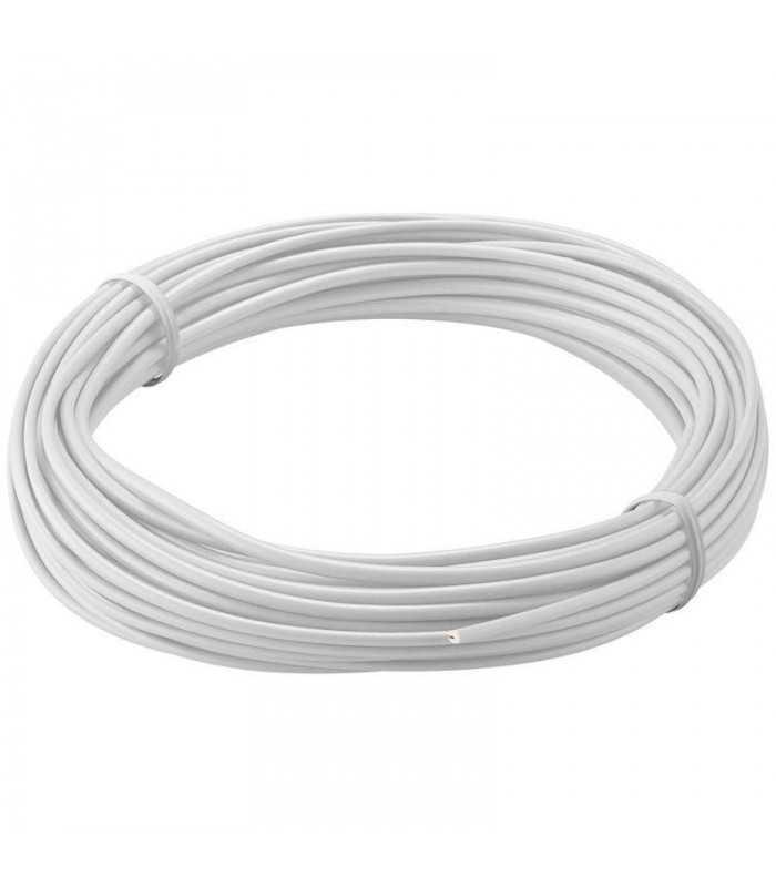 cablu cupru multifilar izolat 10m alb 1x014mm goobay 1