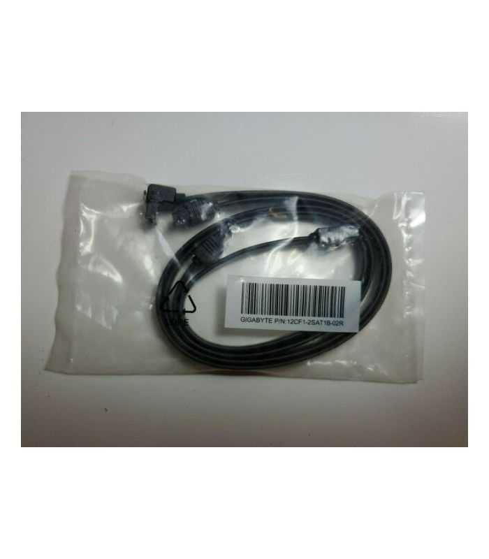 cablu date 6gb s sata 3 sata 3 90 grade 50cm negru gigabyte 12cf1 2sat1b 02r 3