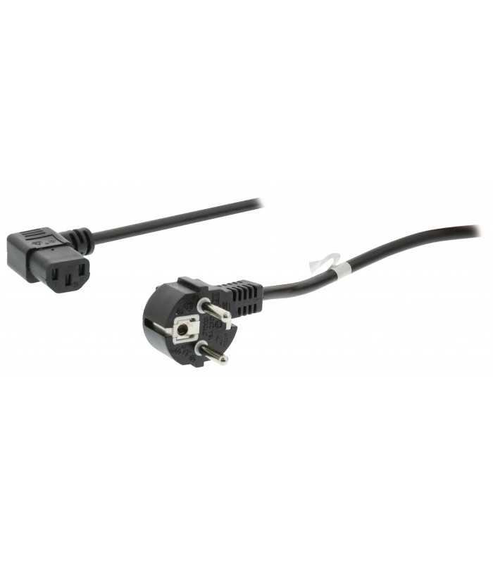 cablu de alimenatre pc 90 schuko unghi 90 grade tata iec 320 c13 unghi 90 de grade 2m 2x075mm cupru valueline 4