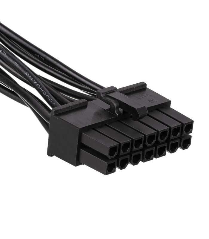 Cablu De Alimentare 14pin Tata Atx Mama 24pin 01m Akyga Ak Ca 77