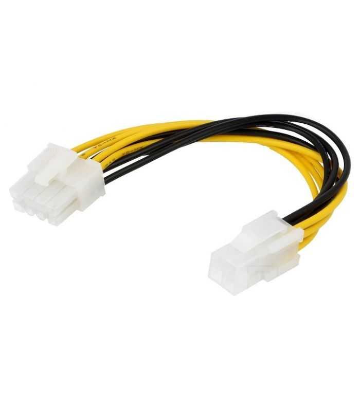 Cablu:de alimentare ATX P4 tata EPS 8 pin mama 0.15m AKYGA AK-CA-10