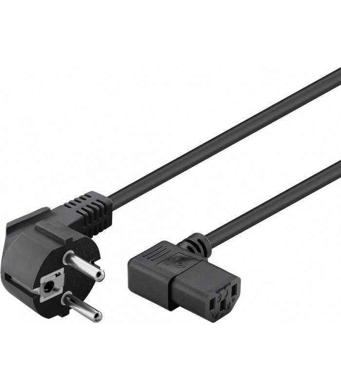 cablu de alimentare pc schuko 90 grade cce 90 grade 3m goobay 1