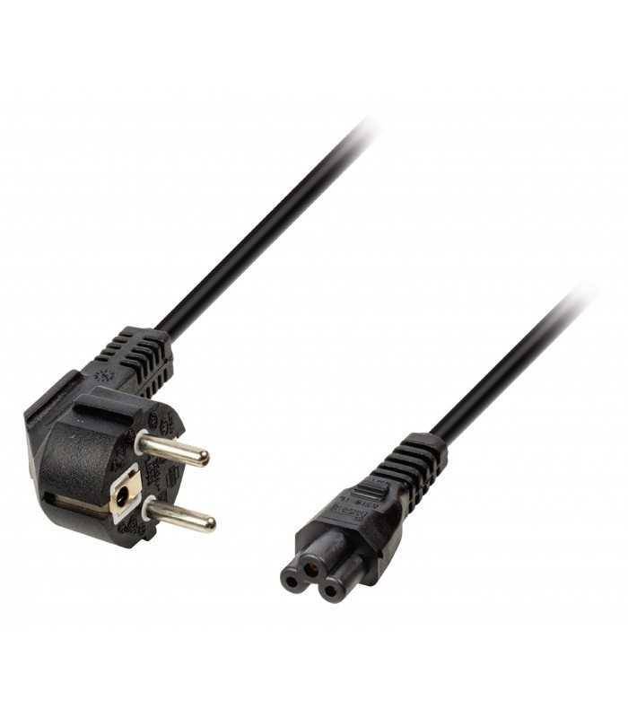 Cablu de alimentare Schuko unghi 90 grade tata - IEC-320-C5 2m cupru Valueline