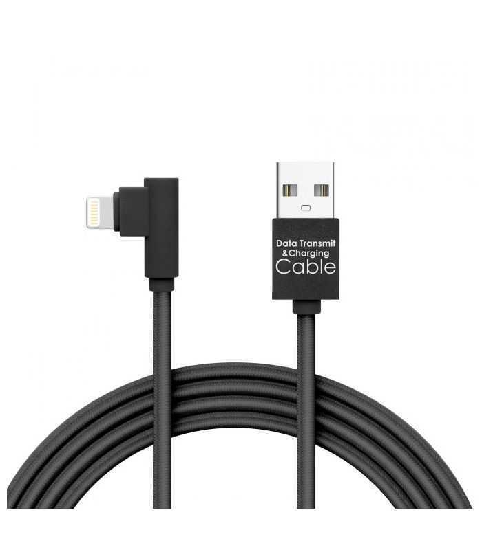 Cablu de date-incarcare Iphone Lightning Gamer 90 negru 2m 2A Delight