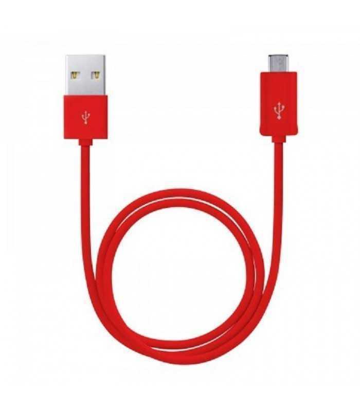 cablu de date micro usb invelis material plastic diferite culori 1m delight 3