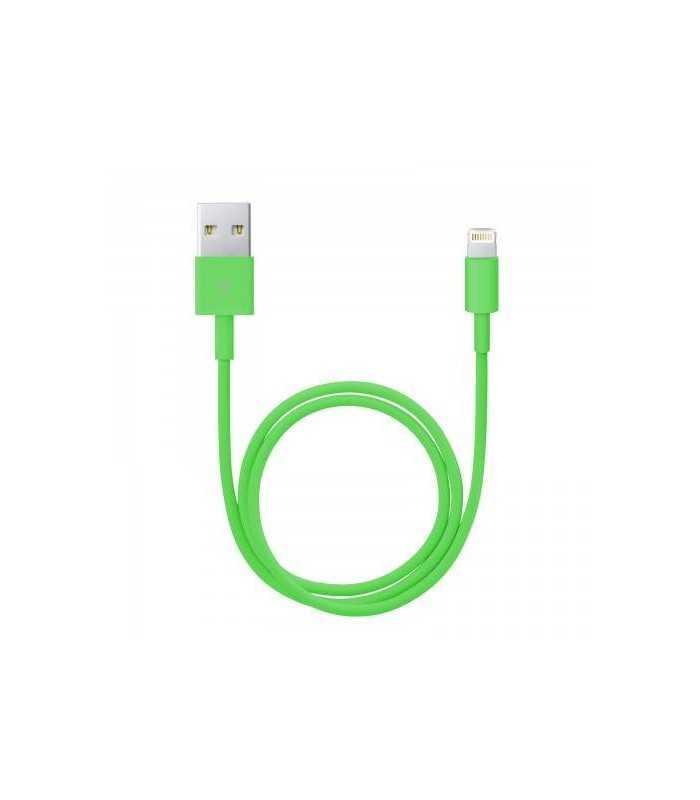 cablu de date pentru iphone 5 iphone 6 invelis textil diferite culori 1m delight 1