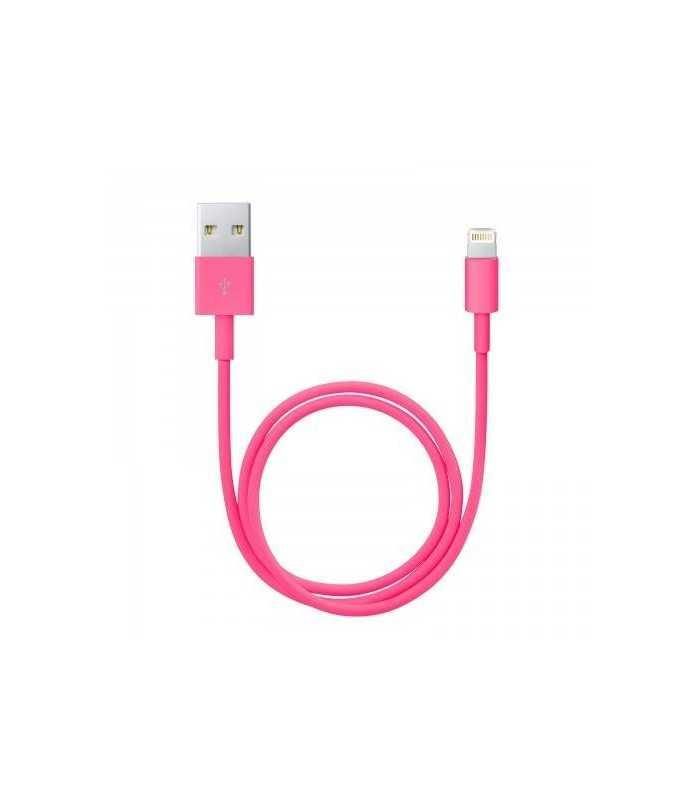 cablu de date pentru iphone 5 iphone 6 invelis textil diferite culori 1m delight 4