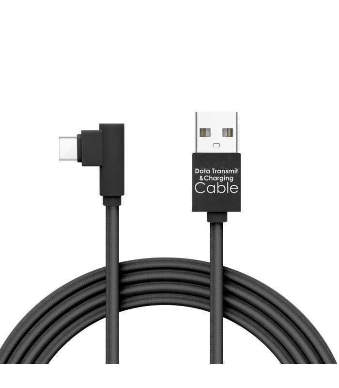 Cablu de date USB - USB Type C Gamer executie 90 negru 2m 2A Delight