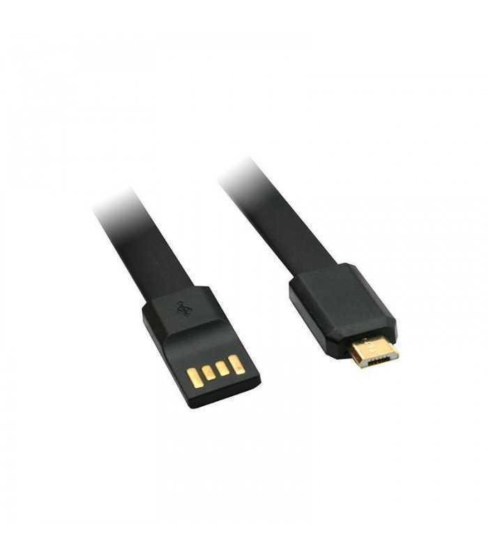 Cablu de incarcare USB My-Trim Micro USB Negru 1.2m