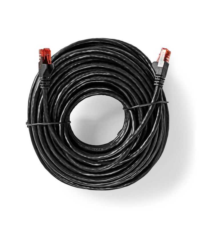 Cablu De Retea Utp Nedis Cat6 Patch Cord 50m 1gb Rj45 Rj45 Negru