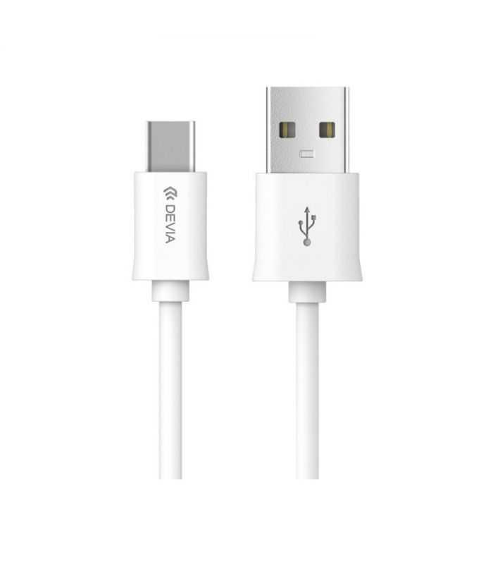 Cablu Devia Smart2 Usb Type C Usb Alb 2m 2a