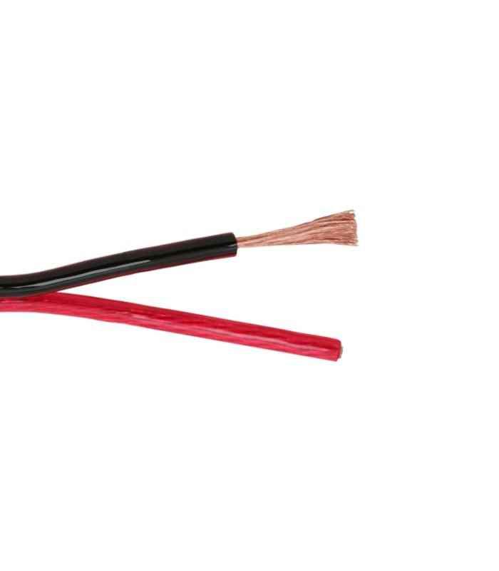 Cablu difuzor 2x2.5mm OFC CCA rosu-negru transparent 1m NEXUS 20025