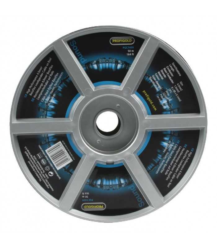 cablu difuzor 2x4mm alb ofc cupru profesional profigold pgc7409 3