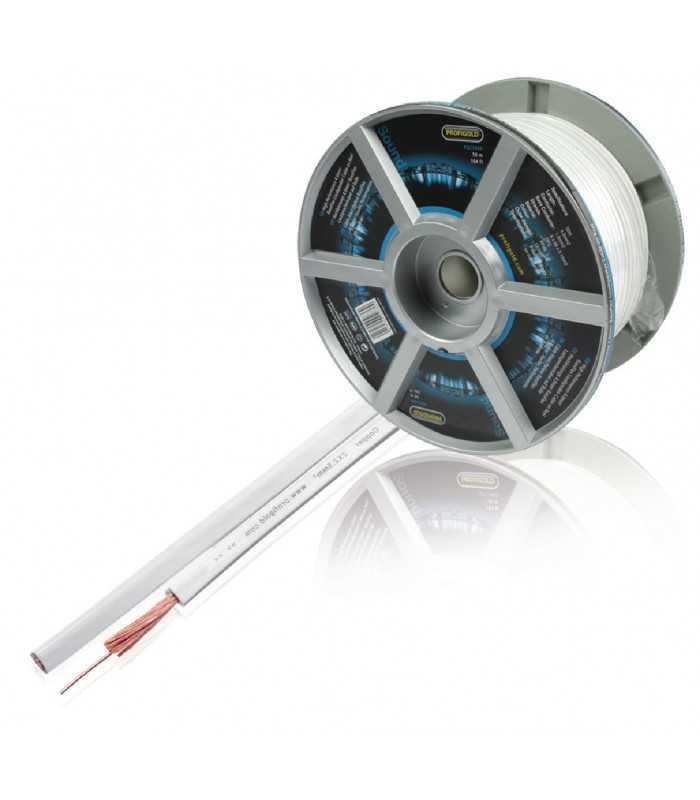 Cablu difuzor 2x4mm alb OFC cupru PROFESIONAL Profigold PGC7409