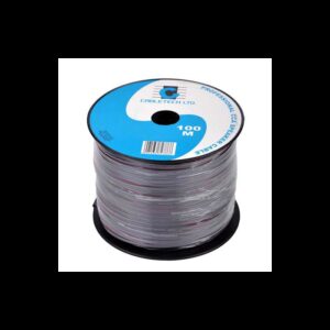 Cablu difuzor CCA 2x0.16mm negru 1m Cabletech KAB0350