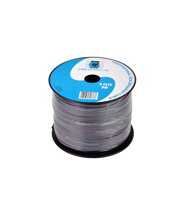 Cablu difuzor CCA 2x0.16mm negru 1m Cabletech KAB0350