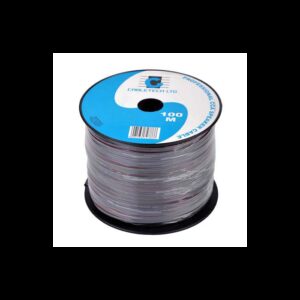 Cablu difuzor CCA 2x0.50mm negru Cabletech KAB0355