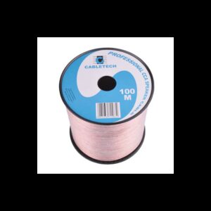 Cablu difuzor CCA 2x0.50mm transparent 1m Cabletech KAB0354