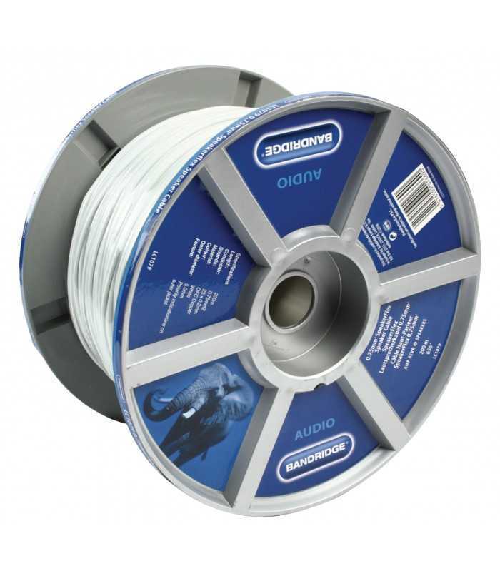 cablu difuzor cupru ofc 2x075mm2 alb bandridge lc1079 1