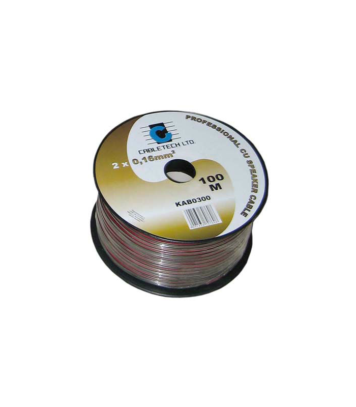 Cablu difuzor negru 1mm cupru Cabletech KAB0314