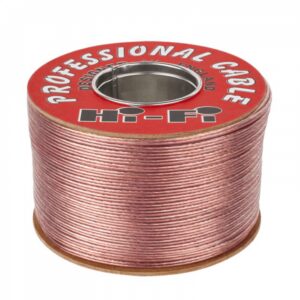 Cablu difuzor Profesional 2x1.50mm cupru transparent Cabletech KAB0565