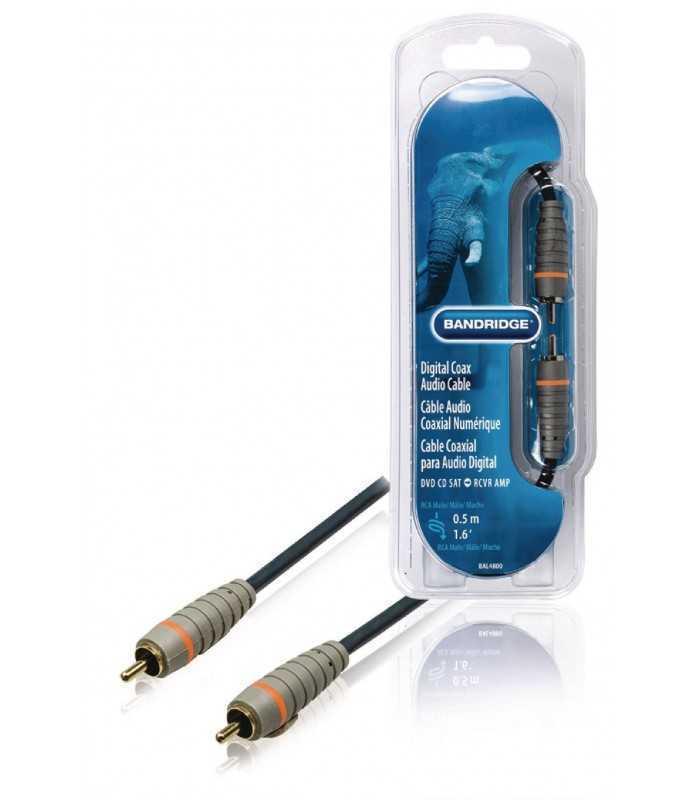 cablu digital coaxial 05m rca rca bandridge 1