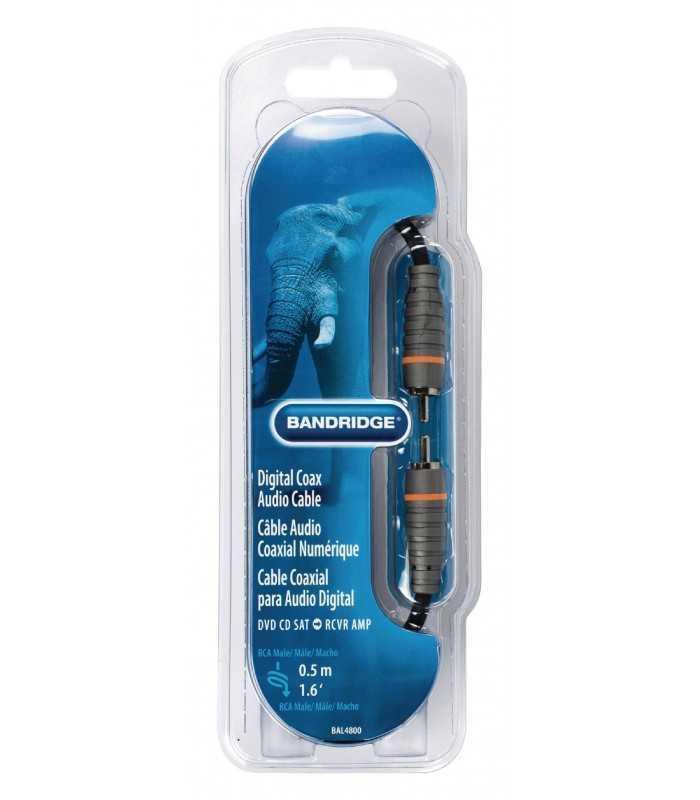 cablu digital coaxial 05m rca rca bandridge 2