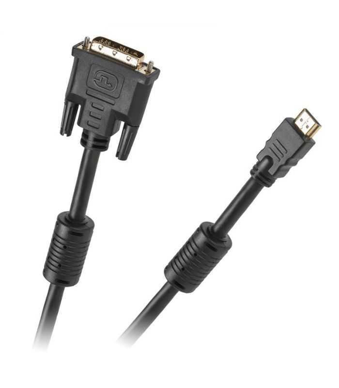 Cablu digital DVI 18+1 - HDMI V1.3B 10m aurit