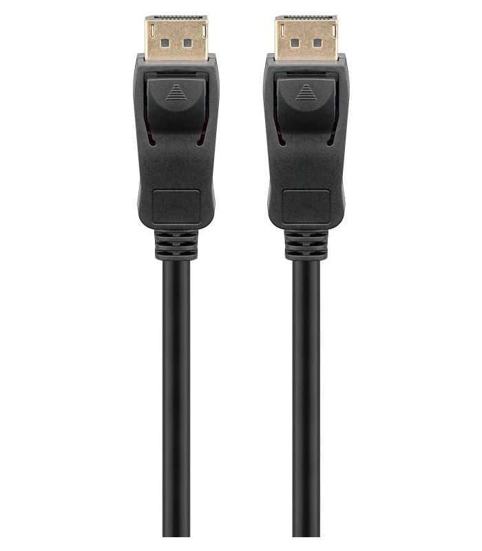 Cablu DisplayPort 1.2 tata - DisplayPort tata 2m 4K Ultra HD 2160p 60Hz negru Goobay 49959