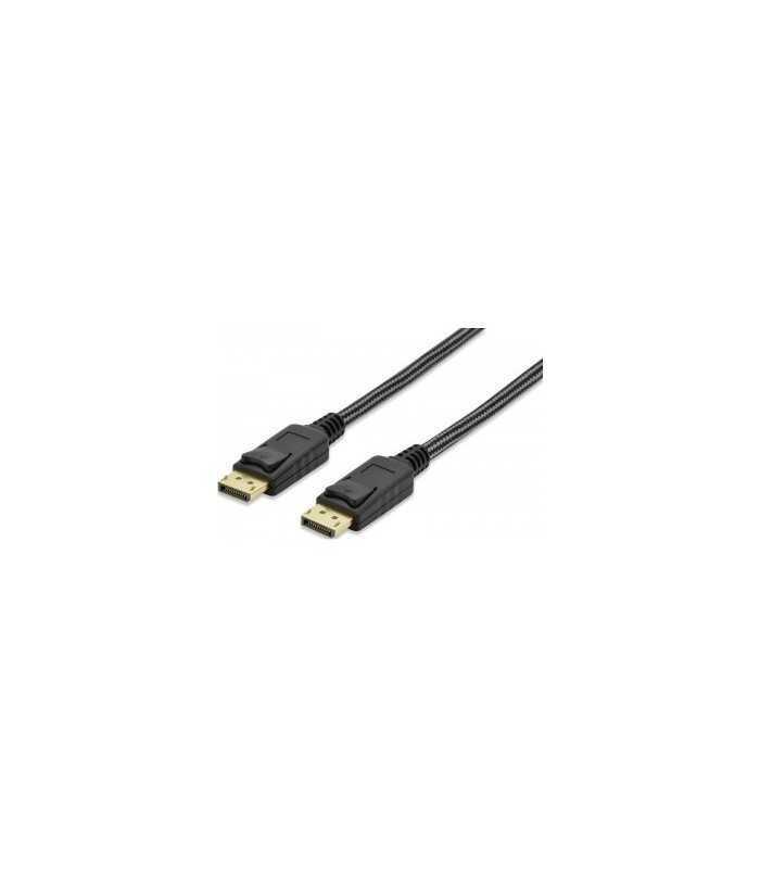 cablu displayport 12v displayport mufa din ambele parti 3m ednet 84501 1