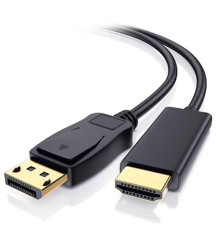 Cablu DisplayPort tata - HDMI tata 10m 1080p aurit KPO-10023 Cabletech